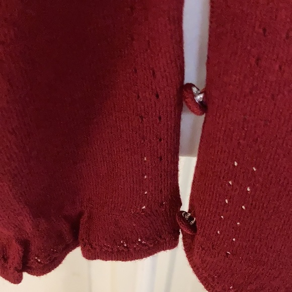 NWT Anne Klein Shade of Maroon Sleeveless Sweater Size XL - Picture 8 of 12